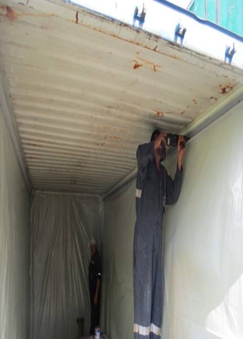  IGET For Engineering And Trading - Section Of   Garments On Hanger Container (GOH)